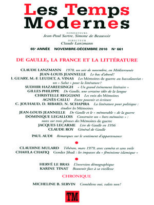 cover image of Les Temps Modernes N° 661 N° 661